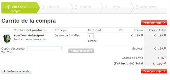 Cupón descuento TomTom